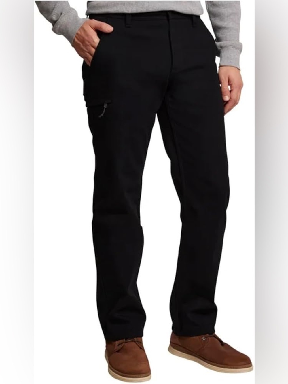 Weatherproof Black Men's Fleece Lined Pants